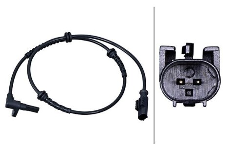 FIAT Датчик ABS перед. 500L 0.9-1.6 13- HELLA 6PU 358 218-181