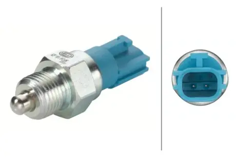 RENAULT Вимикач світла заднього ходу (синій) Megane 02-, NISSAN Almera, Primera, Qashqai, X-Trail. HELLA 6ZF 181 612-061