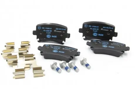 Тормозные колодки задние HELLA 8DB 355 010-601