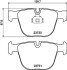 Тормозные колодки зад. bmw 5 (e60)/7 (e65) 02-10 (ate) HELLA 8DB355010-751 (фото 1)