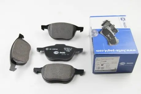 Тормозные колодки перед. focus/c-max/kuga 03- HELLA 8DB 355 011-191