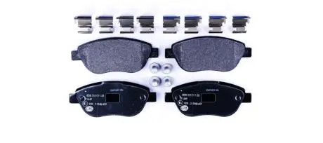 К-кт перед. гальм колодок Fiat/PSA 99- (без датч.) HELLA 8DB355011-331