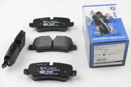 Тормозные колодки зад. range rover 02-13 (trw) HELLA 8DB 355 011-981