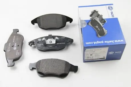 Тормозные колодки перед.peugeot partner/citroen berlingo 08- HELLA 8DB 355 013-341