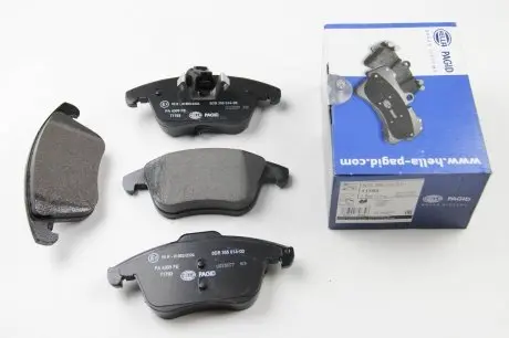 Тормозные колодки перед. tiguan 07-/sharan 10- (ate-teves) HELLA 8DB355014-031