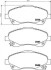 Тормозные колодки передние Toyota Avensis 00-08 (bosch) HELLA 8DB355017-321 (фото 2)