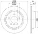 Диск гальмівний задній 298x20mm BMW E39 96-03 HELLA 8DD 355 104-611 (фото 4)