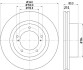 Гальмівний диск перед. Lexus LX570/Toyota Land Cruiser VII (J200) 4.5TD 08- HELLA 8DD355116-551 (фото 4)