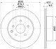 NISSAN Тормозной диск задн. вентил.X-Trail,Qashqai,Renault Koleos HELLA 8DD 355 118-711 (фото 4)