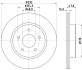 Гальмівний диск Nissan X-Trail Renault Koleos II 04.14- HELLA 8DD 355 123-061 (фото 4)