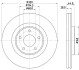 Диск гальмівний передній Nissan X-Trail Renault Koleos II 1.6-2.0D 04.14- HELLA 8DD 355 125-341 (фото 4)