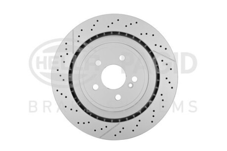 PRO HIGH CARBON DB Гальмівний диск задн. C204, C218, W212, S212 HELLA 8DD 355 126-871