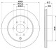 PRO NISSAN диск гальмівний задн. Navara, Pathfinder 05- HELLA 8DD 355 131-391 (фото 4)