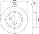 PRO HIGH CARBON LAND ROVER Гальмівний диск задн. RANGE ROVER EVOQUE HELLA 8DD 355 131-851 (фото 4)