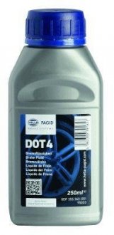 Тормозная жидкость DOT4 (0,25L) HELLA 8DF 355 360-001