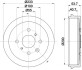 Гальмівний барабан HELLA 8DT355300581 (фото 4)