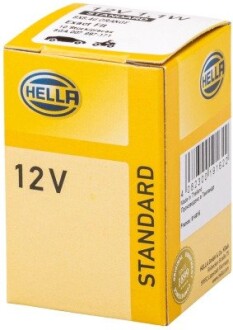 Лампа розжарювання 12V 1,1W BX8,4d помаранчевий HELLA 8GA 007 997-171