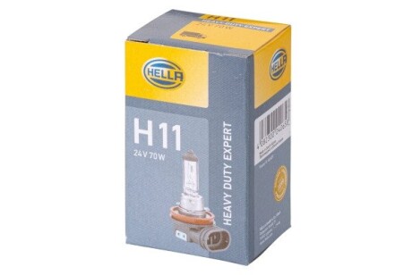 H11 dp (двойной ресурс!) 24v 70w автолампа (цоколь pgj19-2) HELLA 8GH 008 358-251