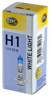 Лампа H1 12V 55W P14,5s White Light 4200K HELLA 8GH 223 498-111 (фото 1)