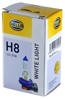 Лампа H8 12V 35W PGJ 19-1 WHITE LIGHT 4200K HELLA 8GH 223 498-141