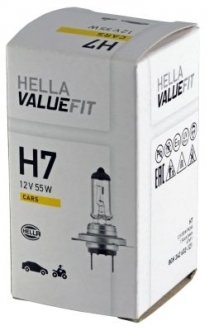 Лампа розжарювання VALUEFIT, H7 12V 55W PX 26d HELLA 8GH 242 632-121