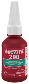 LOCTITE 290, 10ML Фіксатор різьби (зелений) (середньої фіксації) (проникаючий) Henkel 142567