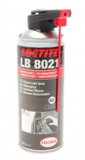 LOCTITE LB 8021 400ML cмазка силиконовая (спрей) Henkel 2101262