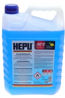 Омыватель стекла зимний (-30°C) 5L HEPU SK-C30-005
