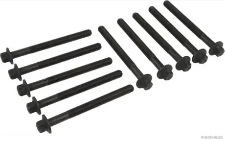 Бомплект болтов ГБЦ 10 шт. Nissan X-TRAIL III 13-, Renault MASTER III 10- HERTH+BUSS JAKOPARTS J1281037