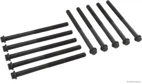 Бомплект болтов ГБЦ 10 шт. Toyota AURIS -18, RAV 4 IV -19 HERTH+BUSS JAKOPARTS J1282002