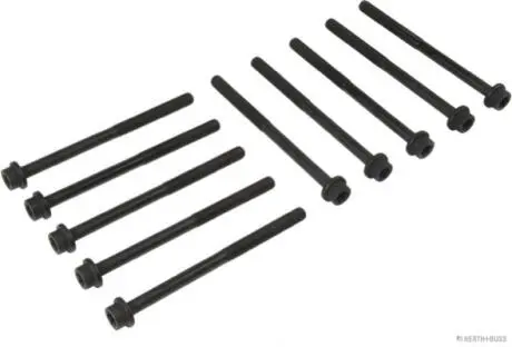 Бомплект болтов ГБЦ 10 шт. Mazda 3, 6, CX-3 15-, CX-5 16- HERTH+BUSS JAKOPARTS J1283004