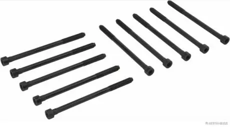 Бомплект болтов ГБЦ 10 шт. MITSUBISHI LANCER VIII 07-, Peugeot 4008 12- HERTH+BUSS JAKOPARTS J1285020