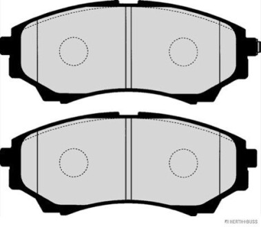 Колодки гальмівні дискові передні Ford RANGER -12, Mazda BT-50 Пикап -15 HERTH+BUSS JAKOPARTS J3603068