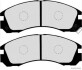 Колодки гальмівні дискові передні MITSUBISHI (Jakoparts) HERTH+BUSS JAKOPARTS J3605031 (фото 2)