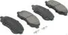Колодки гальмівні дискові (комплект 4 шт) HERTH+BUSS JAKOPARTS J3605046 (00K68020494AC, 00K68020494AD, 05191229AA) (фото 1)