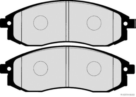 Колодки гільмівні дискові передн. MITSUBISHI L200 III -11, Nissan (Jakoparts) HERTH+BUSS JAKOPARTS J3605061