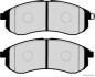Колодки гальмівні дискові передні MITSUBISHI L200 -11 (Jakoparts) HERTH+BUSS JAKOPARTS J3605066 (фото 2)