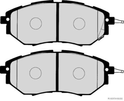 Колодки гальмівні дискові передні Subaru OUTBACK 09-; FORESTER 10-; TRIBECA (Jakoparts) HERTH+BUSS JAKOPARTS J3607020