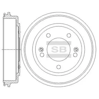 Тормозной барабан Hi-Q SD1097