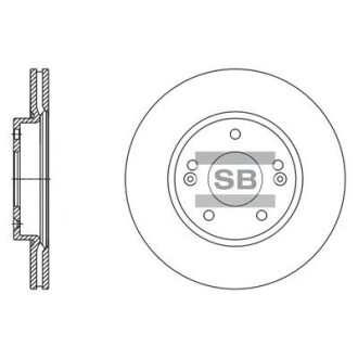 Тормозной диск передний Hi-Q SD1135