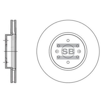 Гальмівний диск Hi-Q SD2057