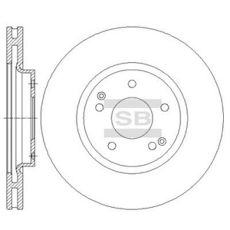 Гальмівний диск Hi-Q SD3042