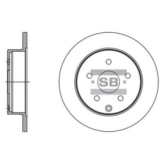 Гальмівний диск Hi-Q SD4094