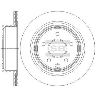 Диск гальмівний Hi-Q SD4241