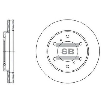 Тормозной диск передний Hi-Q SD4311