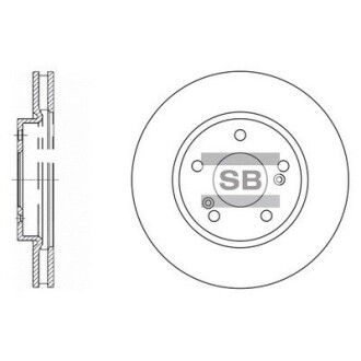 Диск тормозной Hi-Q SD4312