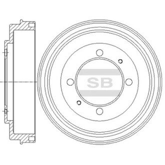 Диск гальмівний Hi-Q SD4318