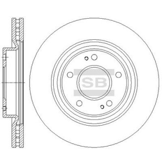 Диск тормозной Hi-Q SD4336