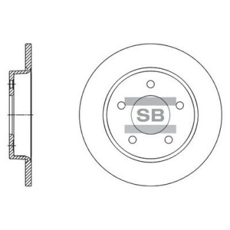 Диск тормозной Hi-Q SD4419