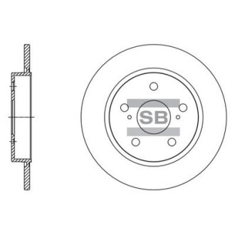 Диск тормозной Hi-Q SD4615